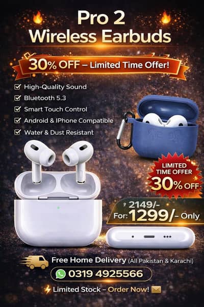 Pro2 Wireless Earbuds