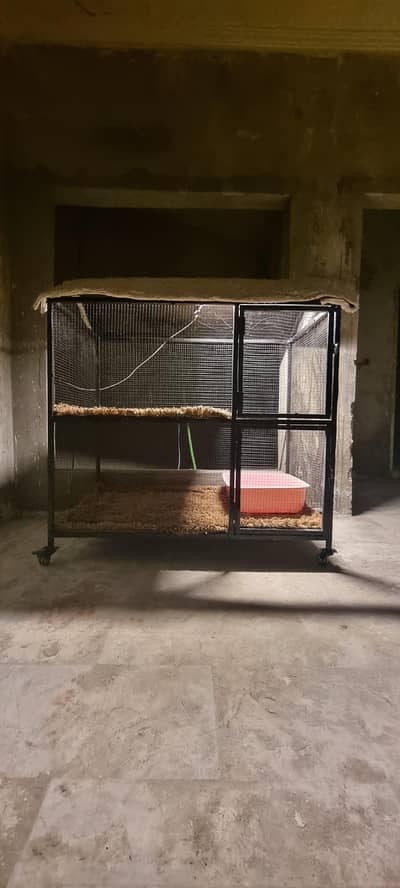 cats cage for sale led lights install | with fluffy mats,litter tray