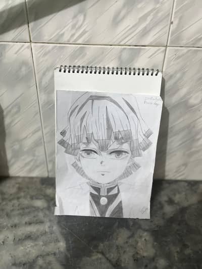 Zenitsu's sketch for sale