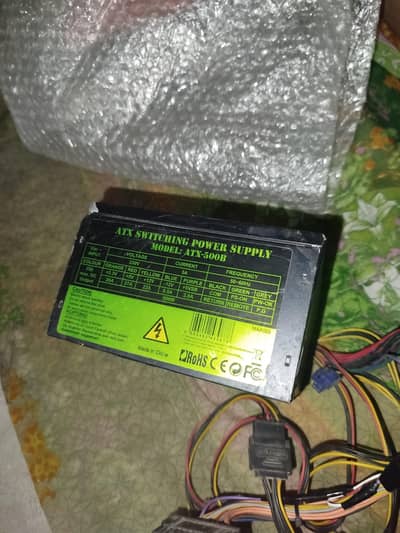 PSU 500 Watt  24 pins connector