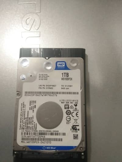 WD 1Tb hard drive Condition 10/10