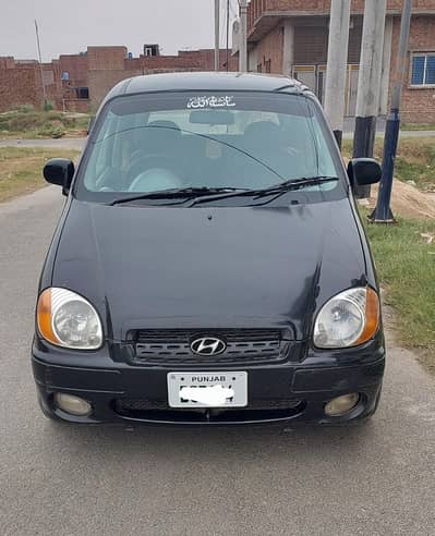 SANTRO CLUB POWER WINDOW POWER STRING AC OK ALLEY RIM