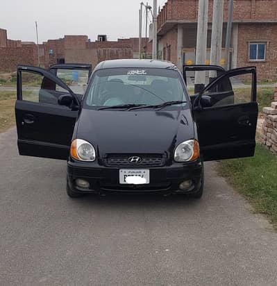 SANTRO CLUB POWER WINDOW POWER STRING AC OK ALLEY RIM