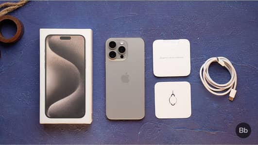 Iphone 15 Pro Max PTA  Complete Box 512 Gb 92% BH