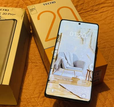 Tecno spark 20 pro plus edge phone full box 8gb 256gb