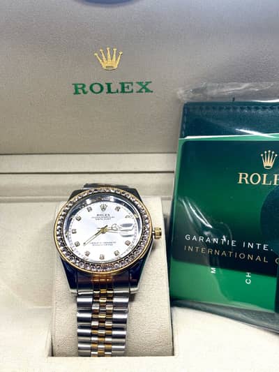 Premium Datejust Style Men’s Watch With Box – COD Available