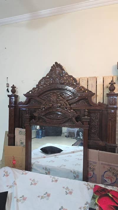 Shishum Wood Bed Set