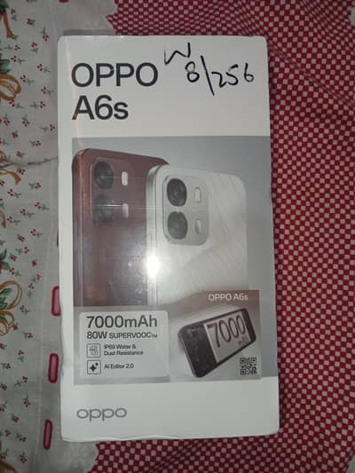 OPPO A6s brand new seal packed  8/256