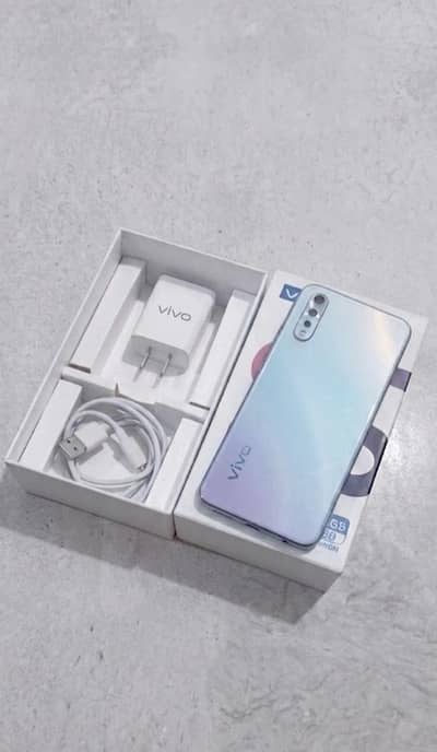 Vivo S1 Box Charger And Back Cover Included All Ok.