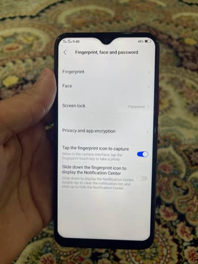 screen change but original