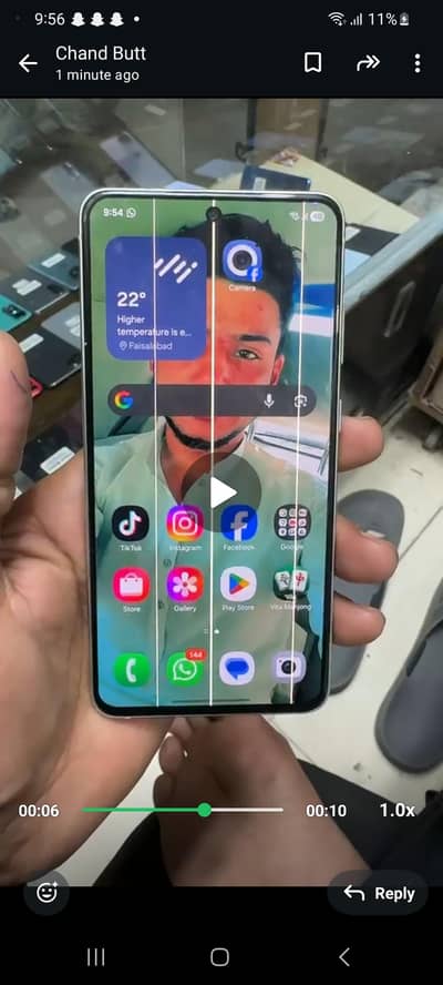 SAMSUNG S21 FE 8GB 128GB PHYSICAL DUAL OFFICIAL PTA WITH BOX