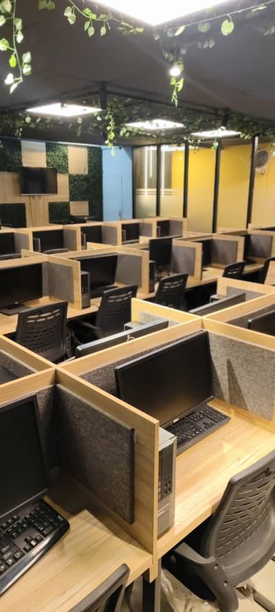 40Seats Call Center Furnished For Rent , Commercial Market Rwp