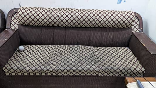 Sofa set one 3 seater one 2 seater  and one single seat