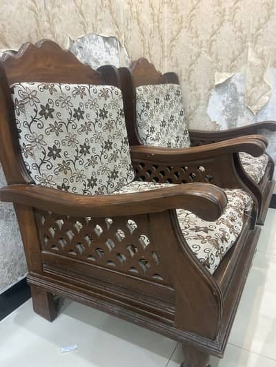 traditional carved wooden sofa set
