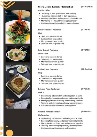 I m all rounder chef