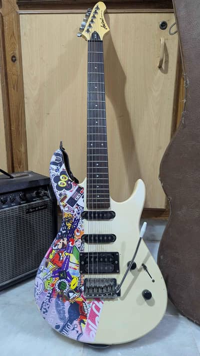 Aria Pro II Vanguard Series Electric Guitar with whole kit