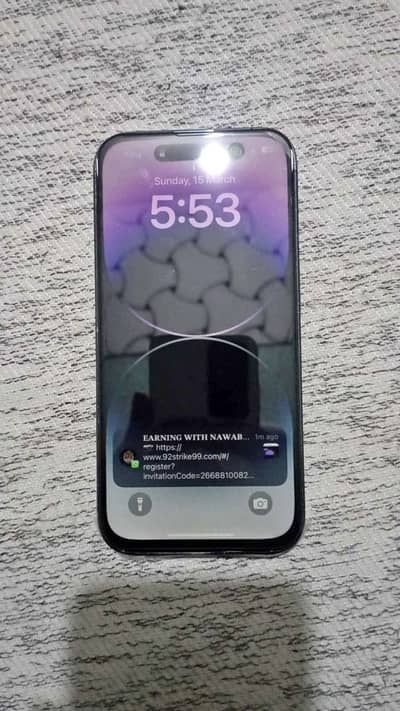 Iphone 14 pro. Read add