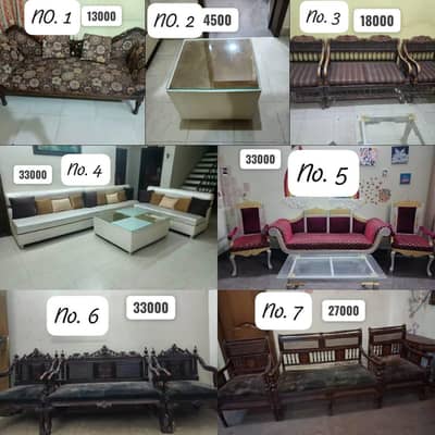 Chinyuti Sofas | Dewaans | 3 seater sofas + tables in bulk quantity