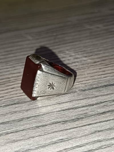 Original Aqeeq Silver Ring (Chandi)