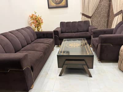 6 Seater Sofa Set – Like New