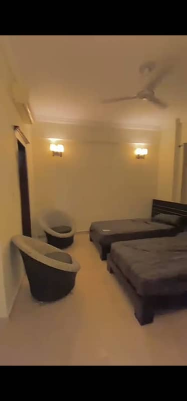 A Spacious And Well-Maintained 2 Bedroom furnished Apartment Is Available For Rent In F-11 Markaz.