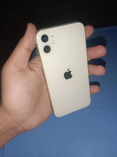 I phone 11 non pta. jv. water pack  total geniun phone white color