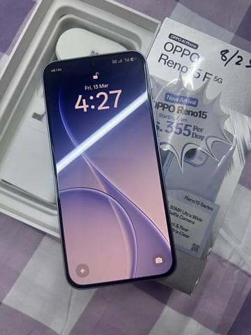 oppo Reno 15 f full warranty new  OPPO center bay