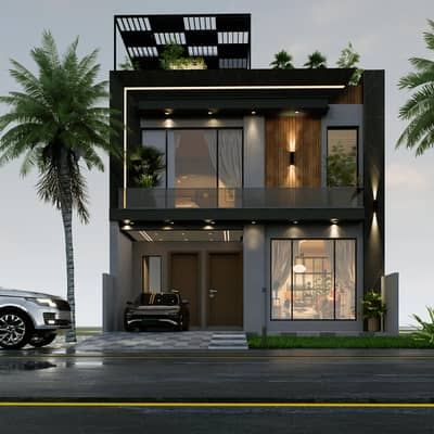 5 Marla Brand New Signature Villa Is Available on 2.5 Years Installment Plan In Etihad Town Phase 1 Main Raiwind Road Lahore