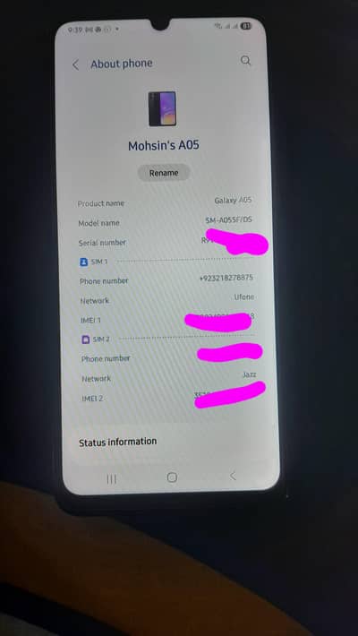 Samsung A05 - PTA Approved — 10/10
