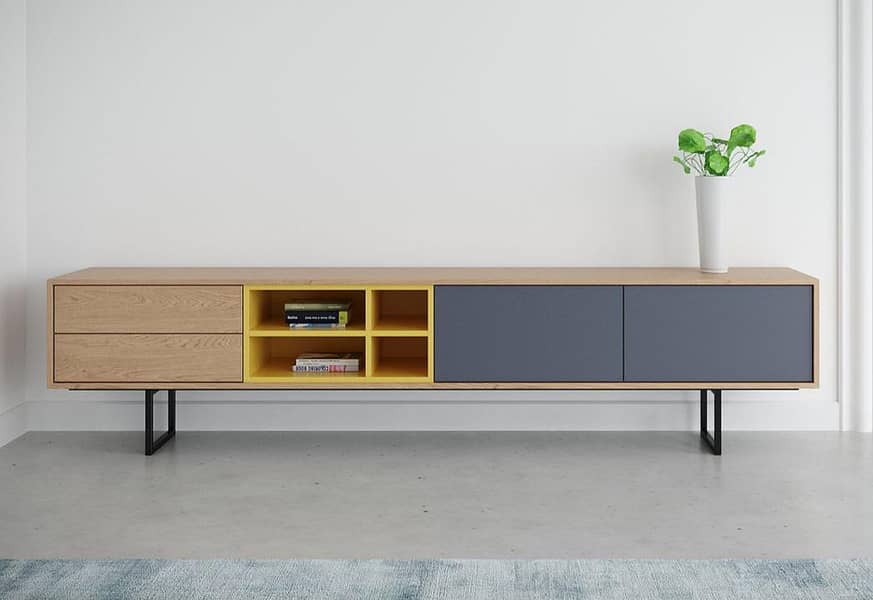 tv console led rack 9