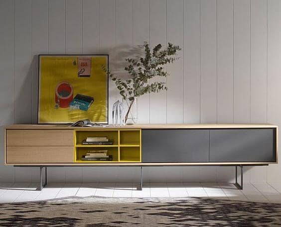 tv console led rack 12