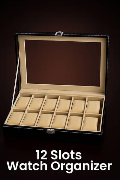 Watch leather storage box