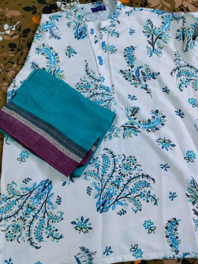 Sana safinaz 2 pc shirt dupatta