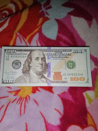 100 DOLLARS COPY LOOKS LIKE REAL ONLY RS : 1500