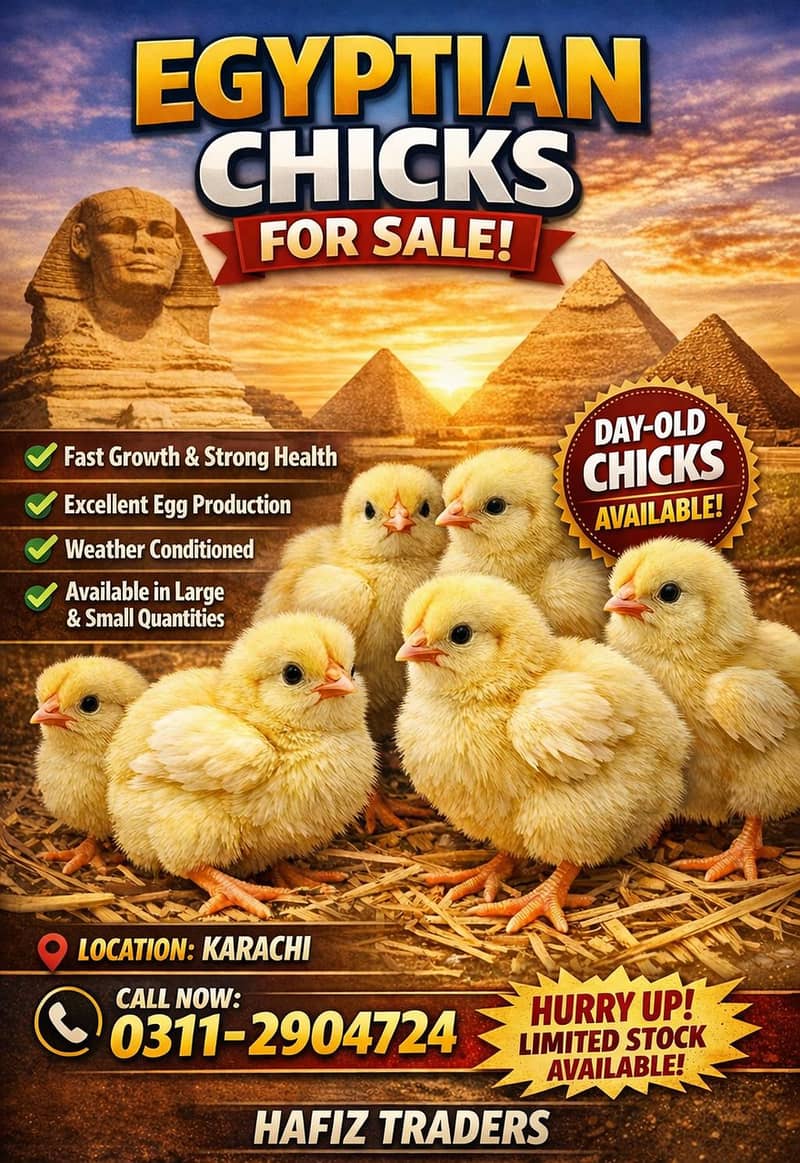 مصری چوزہ تقریباً ایک ہفتہ کا 0