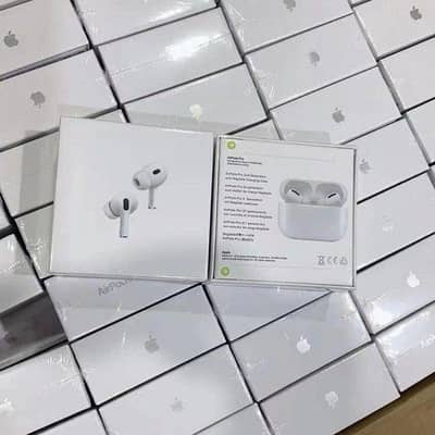 Airpods pro 2 white wireless with charging cases