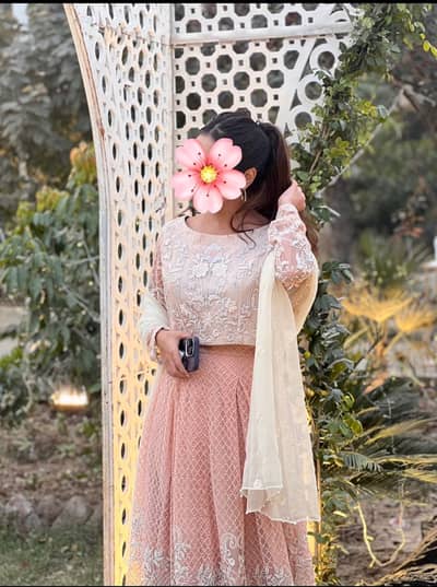 Wedding lehnga Thread and motifs