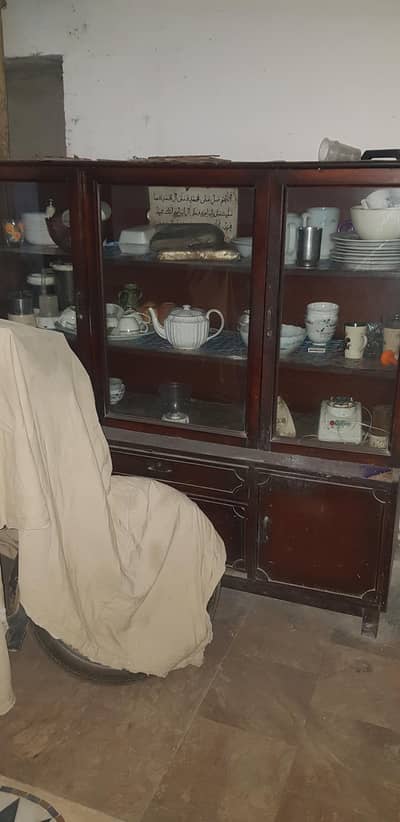 show case & Iron stand  fridge and Almari