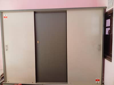 Three doors sliding  wardrobe for sale - detachable and easy to carry