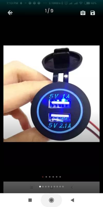 Dual USB 12v mobile Charger Socket Waterproof Power Outlet Adapter