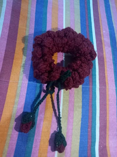 Hande made crochet gajra