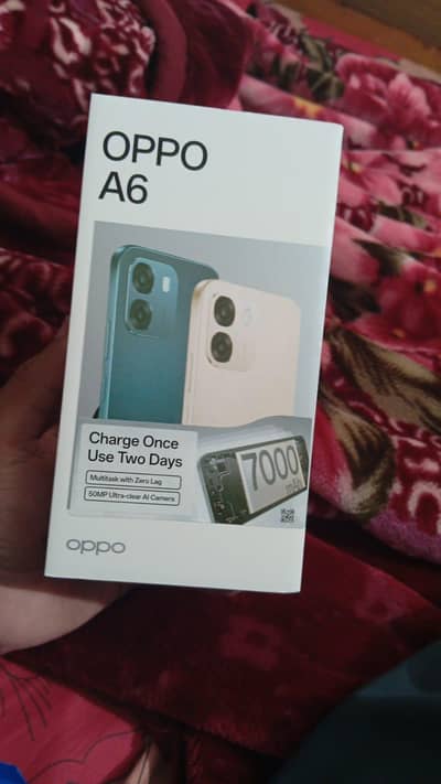 OPPO A6 8/128 10/10 JUST BOX OPEN