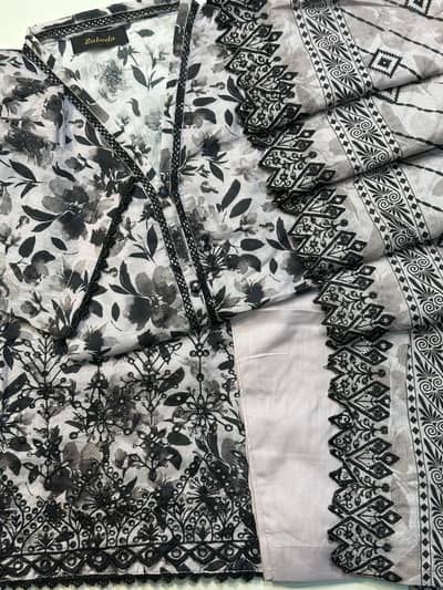 3 Piece Stitched Embroidered Collection