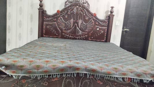 Wooden Bed Set Complete