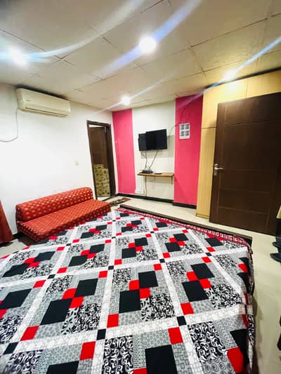 1bed fully luxury furnished appartment available for rent in bahria town phase 4 Civic centre well maintained family building reasonable rent