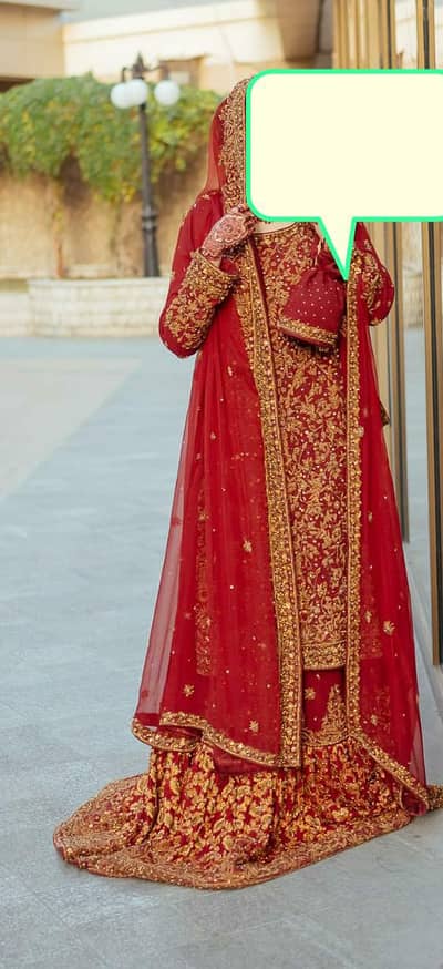 LATEST RASHID AYUB BRIDAL DRESS USED FOR ONE DAY