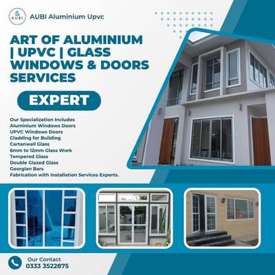 Aluminium, Upvc, Windows, Doors, Glass Work