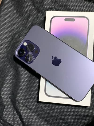 iphone 14 pro max 256 gb pta approved 81 battery with box PIN PACK HA