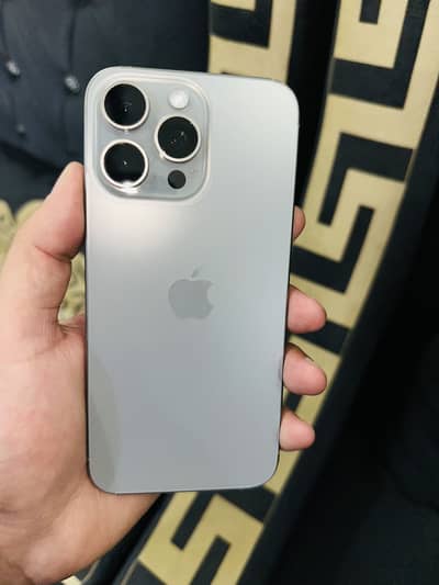 Iphone 15 pro max Natural Titanium PTA physical + Esim