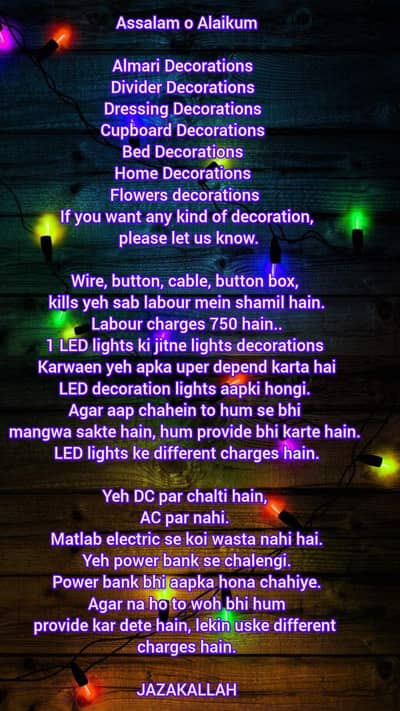 We provide decoration services for all kinds of products.